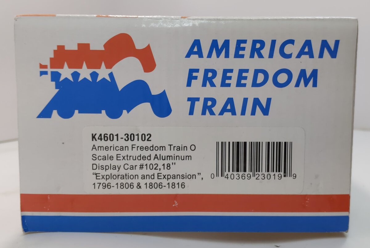 K-Line K4601-30102 O Gauge Freedom Train 18