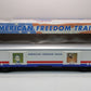 K-Line K4601-30105 O Gauge American Freedom Train 18" Aluminum Display Car #105 LN/Box
