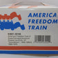 K-Line K4601-30105 O Gauge American Freedom Train 18" Aluminum Display Car #105 LN/Box