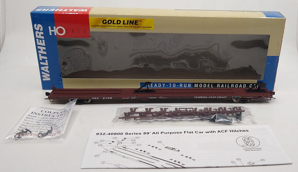 Walthers 932-40809 HO Scale TTWX All Purpose Flat Car #2786 EX/Box