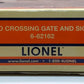 Lionel 6-62162 O Operating Crossing Gate & Signal LN/Box