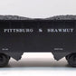 MTH 20-97538 O Pittsburg & Shawmut 2-Bay Hopper Car with Coal Load #5862 NIB