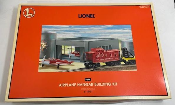Lionel 6-12951 O/O27 Airplane Hangar Building Kit LN/Box