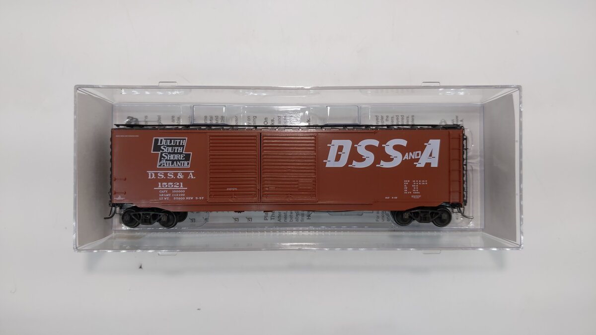 Kadee 6735 HO Duluth, South Shore & Atlantic 50' PS-1 Boxcar #15521
