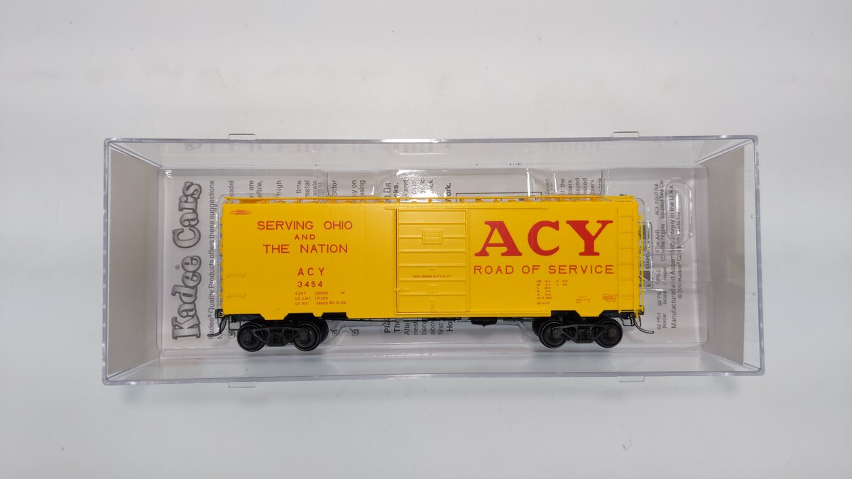 Kadee 4331 HO Akron Canton & Youngstown 40' PS-1 Boxcar Ready-To-Run #3454