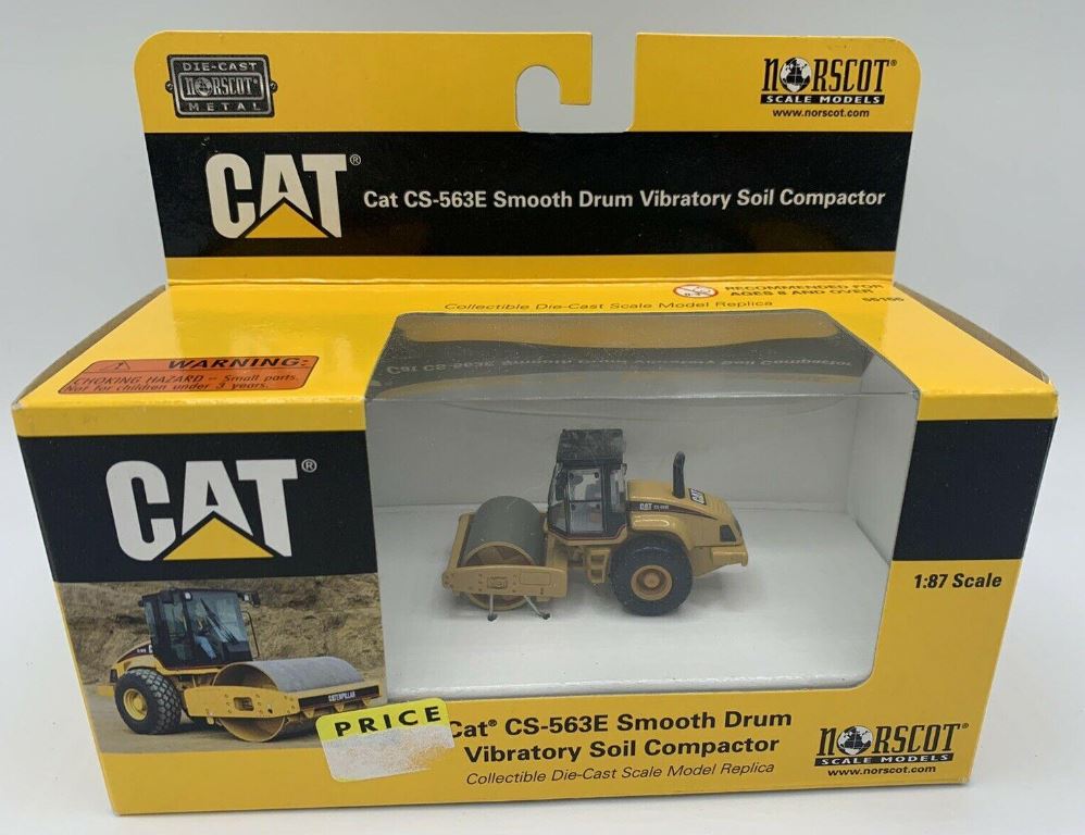 Norscot 55155 HO CAT(R),CS-563 Smooth Drum Vibratory Soil Compactor