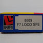 Life Like 8689 HO Scale Santa Fe F-7 Diesel Locomotive