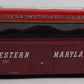 Atlas 20001459 HO Western Maryland 50' Postwar Single Door Boxcar #34001