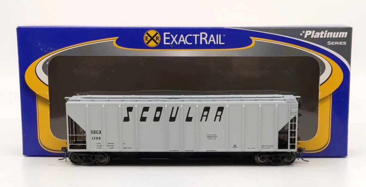 ExactRail EP-80178-1 HO Scoular P-S 4427 Cu. Ft. Grain Hopper #1209 LN/Box