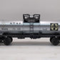 Lionel 6-9321 O Gauge Atchison Topeka & Santa Fe Single Dome Tank Car EX/Box