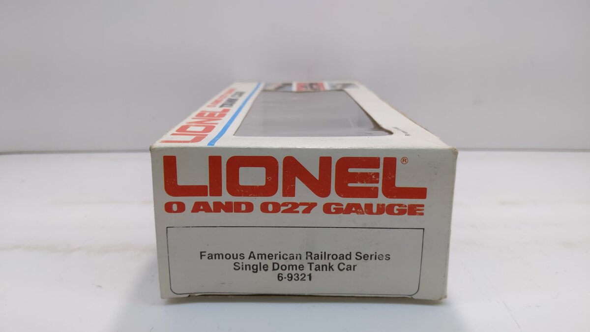 Lionel 6-9321 O Gauge Atchison Topeka & Santa Fe Single Dome Tank Car EX/Box