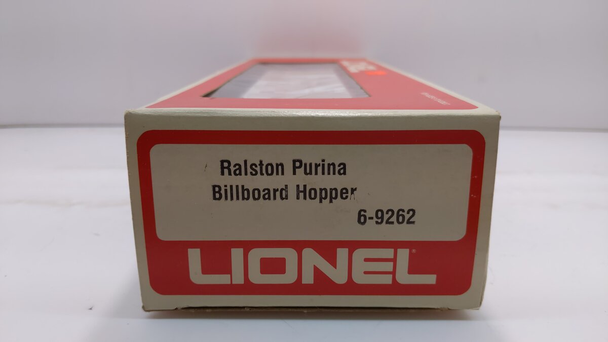 Lionel 6-9262 O Gauge Ralston Purina Checkerboard Quad Hopper EX/Box
