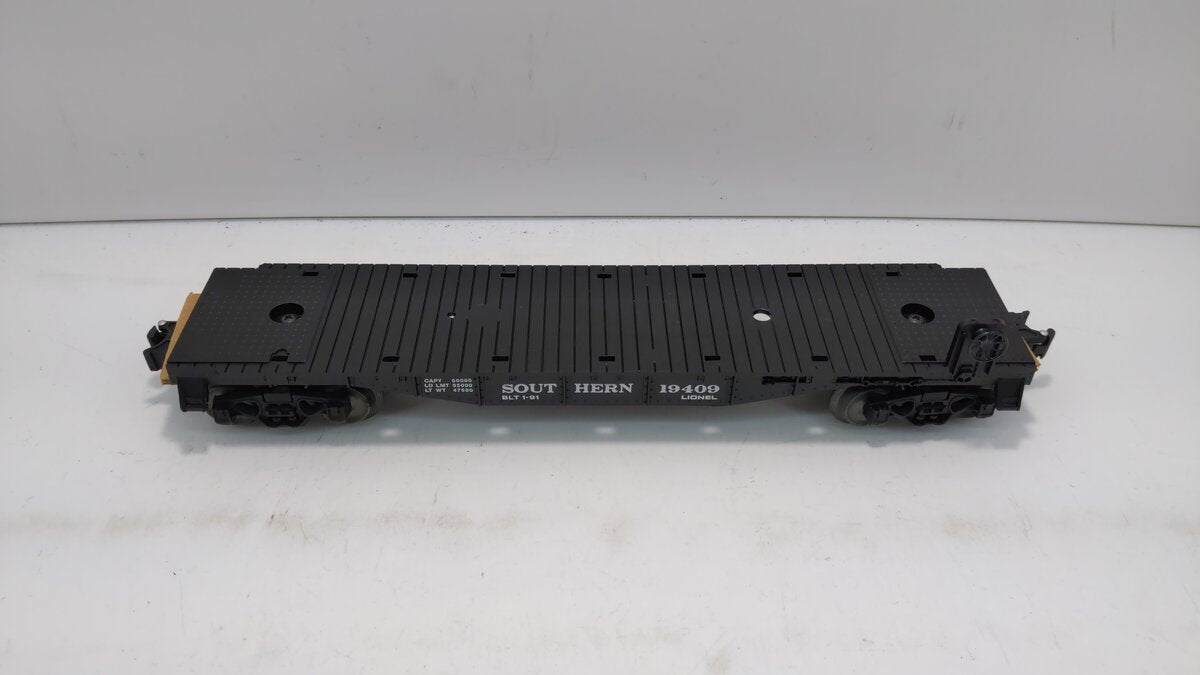 Lionel 6-19409 O Gauge Southern Flatcar w/ Stakes LN/Box