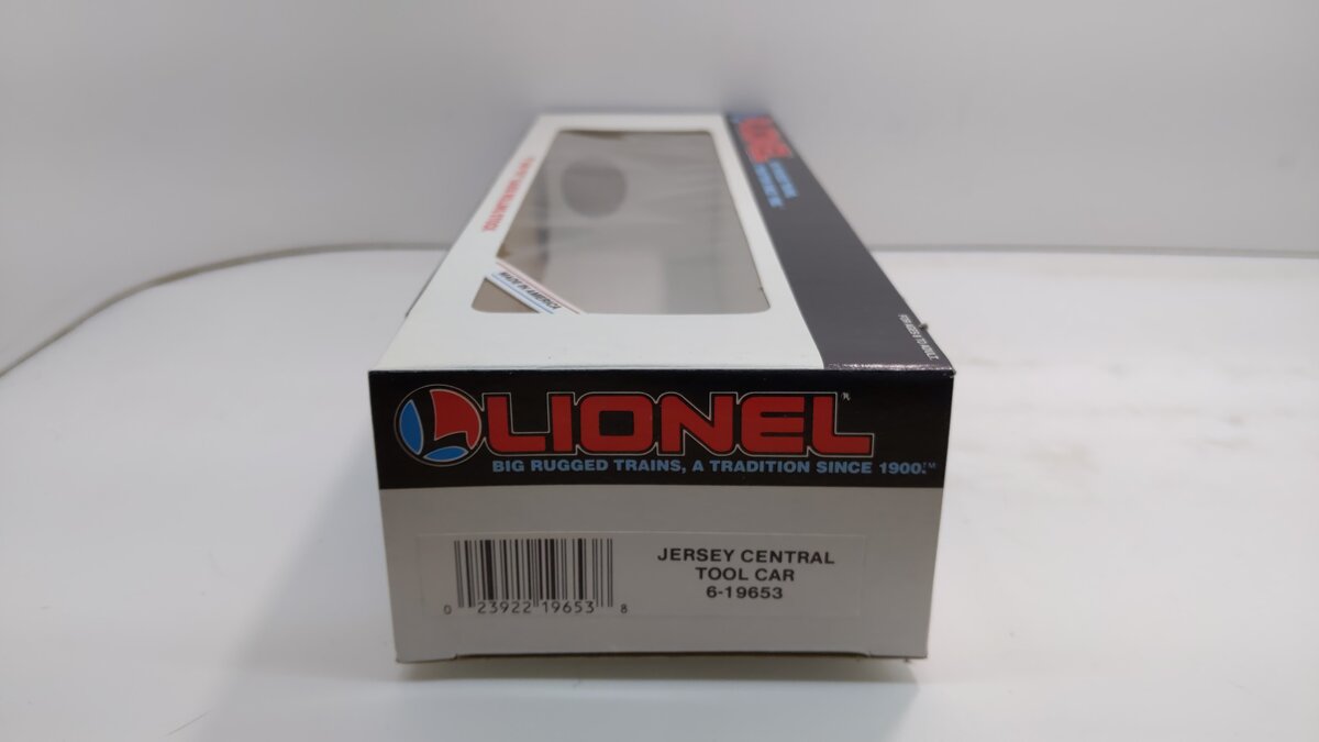 Lionel 6-19653 O Gauge Jersey Central Tool Car LN/Box