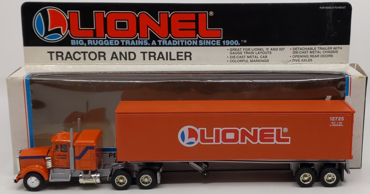 Lionel 6-12725 O Lionel Tractor and Trailer LN/Box
