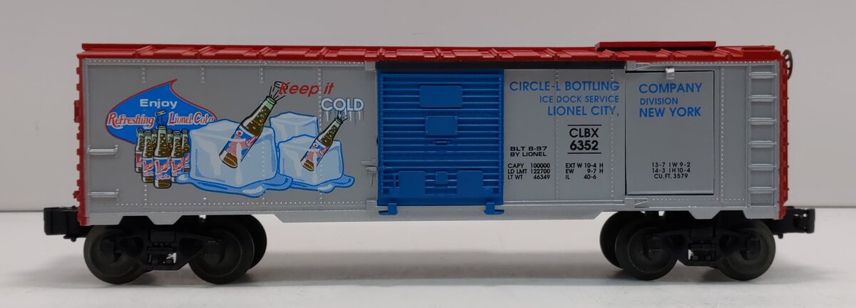 Lionel 6-19832 O Gauge Lionel Cola Ice Car #6352 LN/Box