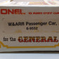 Lionel 6-9552 O Gauge Western & Atlantic Passenger Car #9552 LN/Box