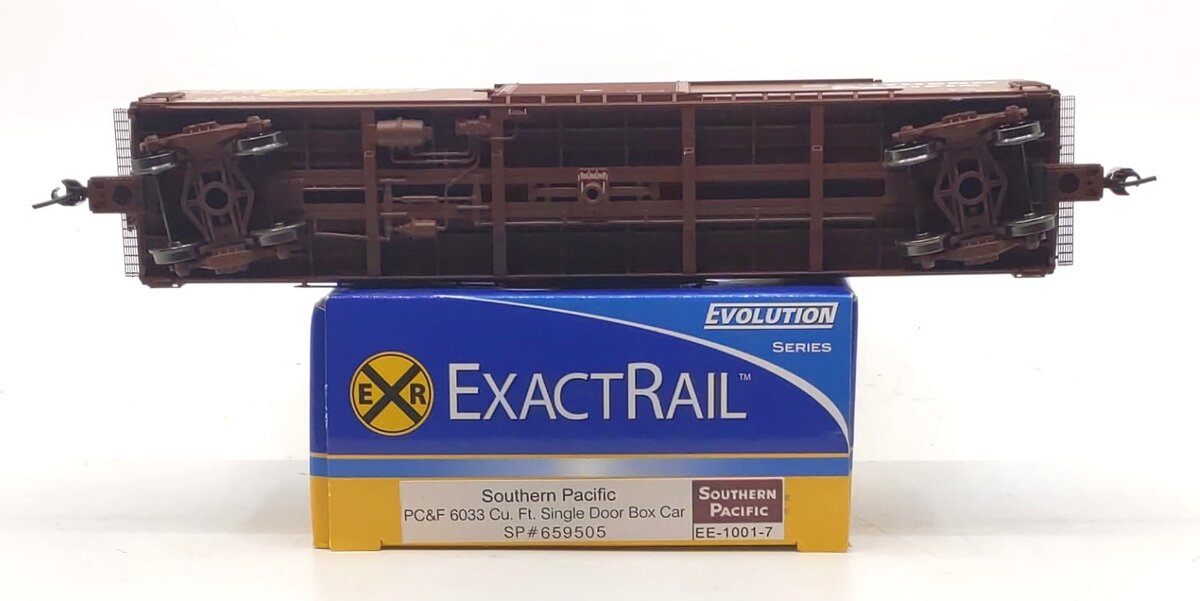 ExactRail EE-1001-7 HO SP PC&F 6033 Cu.Ft. Single Door Boxcar #659505