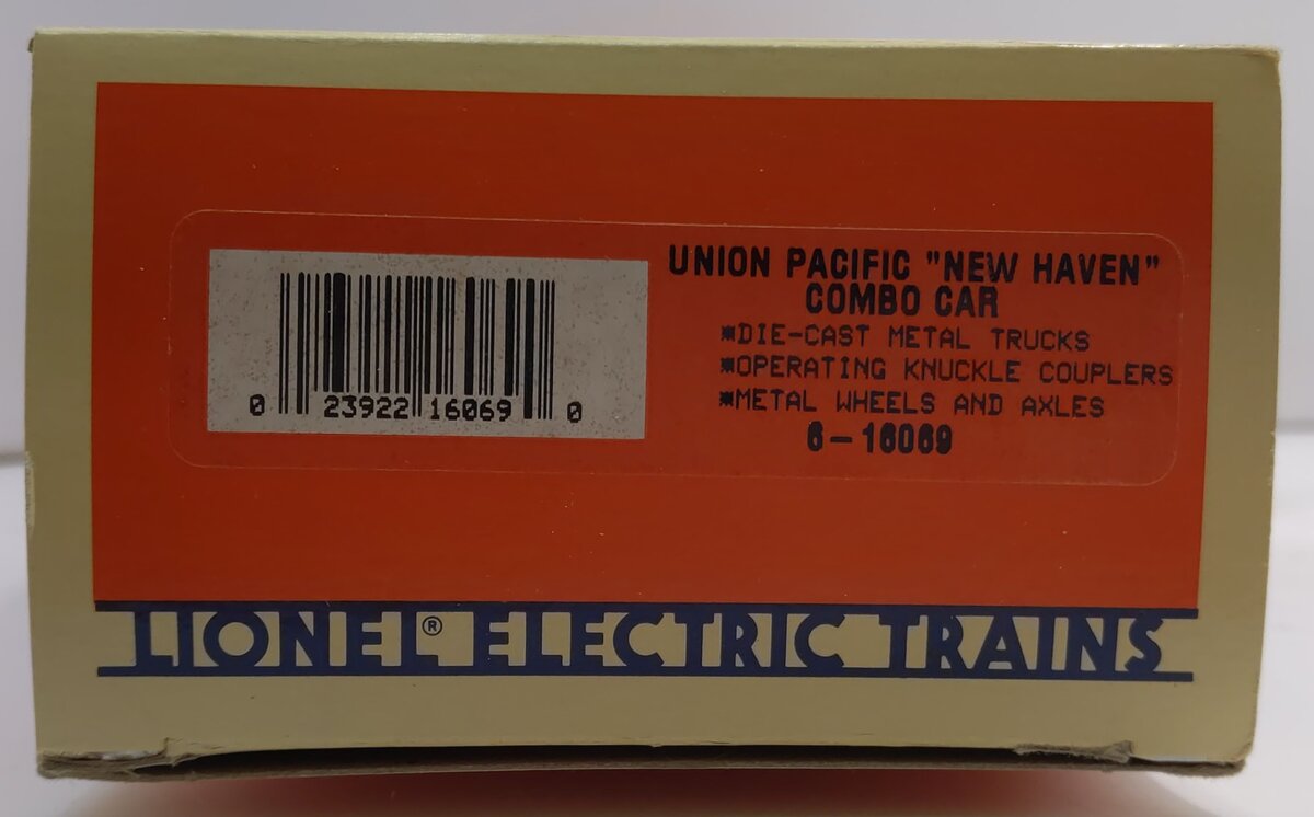Lionel 6-16069 O Gauge Union Pacific New Haven Combo Car #6069 LN/Box