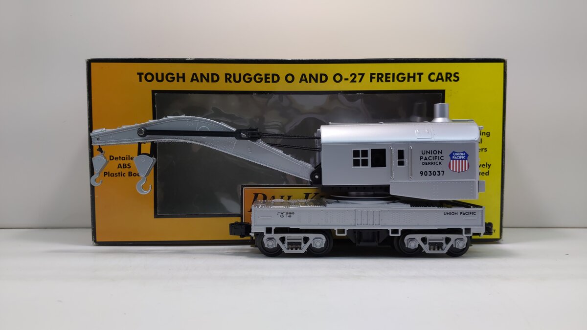 MTH 30-7995 O Gauge Union Pacific Operating Crane Car LN/Box