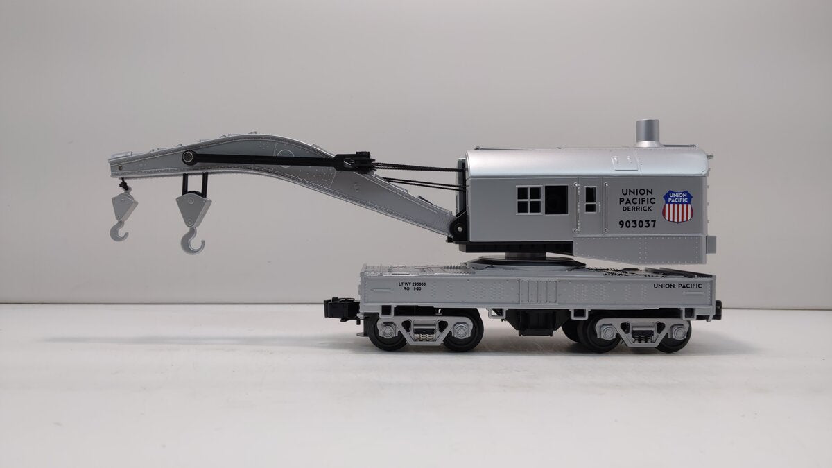 MTH 30-7995 O Gauge Union Pacific Operating Crane Car LN/Box