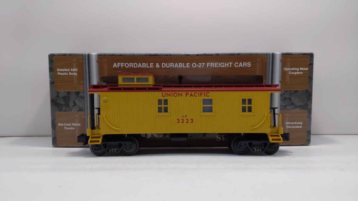 MTH 33-7803 O Gauge Union Pacific Woodsided Illuminated Caboose #3223 LN/Box