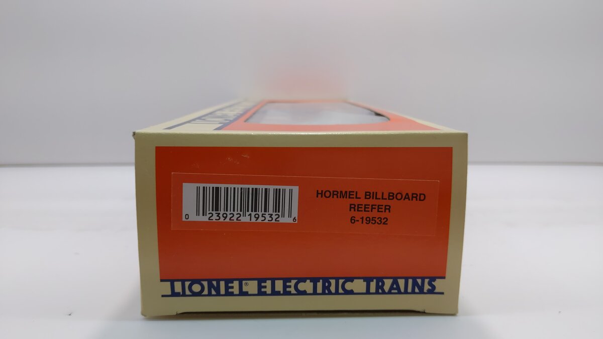 Lionel 6-19532 O Gauge Hormel Billboard Reefer Car #901 LN/Box