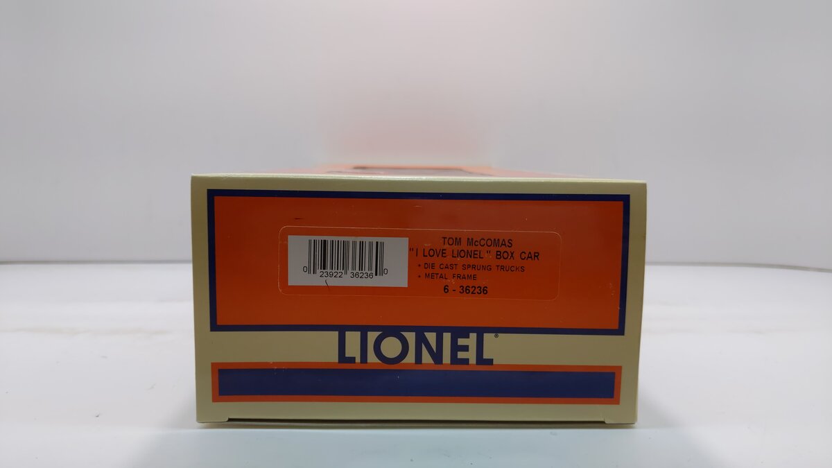 Lionel 6-36236 O Gauge I Love Lionel Boxcar #7474-1 NIB