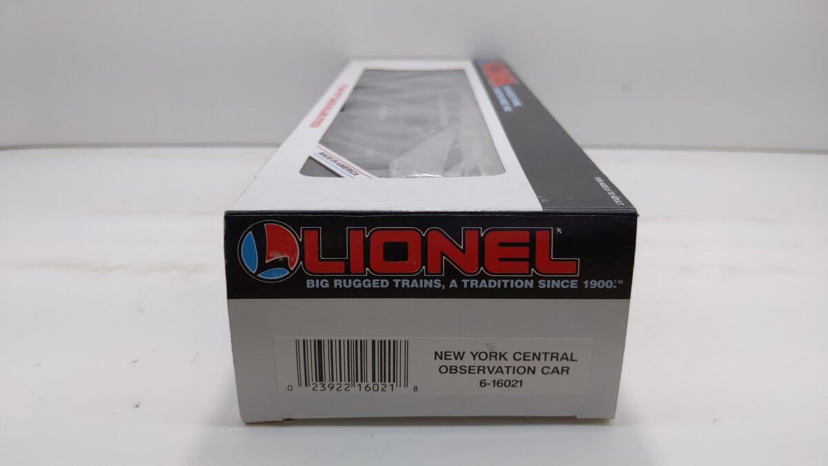 Lionel 6-16021 O Gauge New York Central 'Fort Dearborn' Observation Car NIB