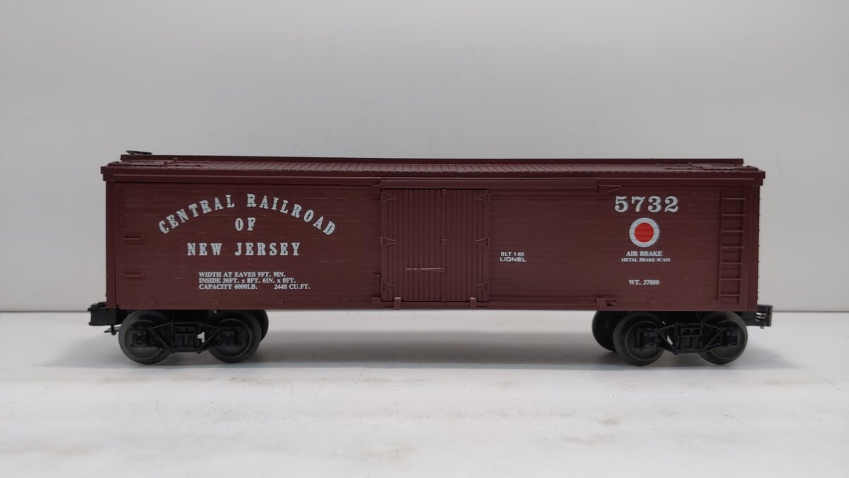 Lionel 6-5732 O Gauge Central Railroad of New Jersey Woodside Reefer #5732 NIB
