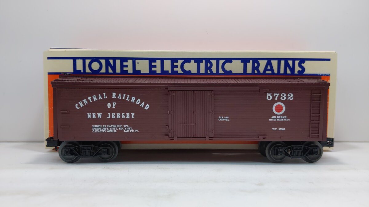 Lionel 6-5732 O Gauge Central Railroad of New Jersey Woodside Reefer #5732 NIB