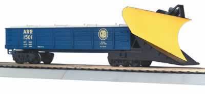 MTH 30-7954 Alaska Railroad Heavy Duty Snow Plow #1501 w Illuminated Headlight NIB