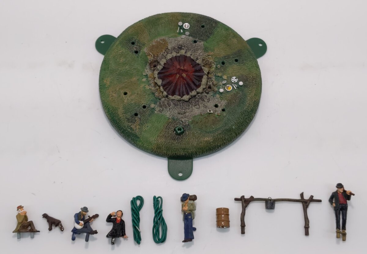 Lionel 6-32987 O Gauge Illuminated Hobo Campfire EX/Box