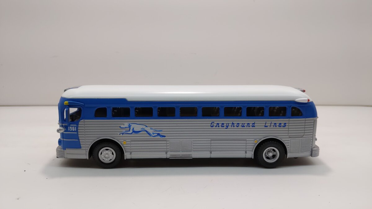 MTH 30-50017 1:43 Rail King Chicago Greyhound Diecast Bus LN/Box