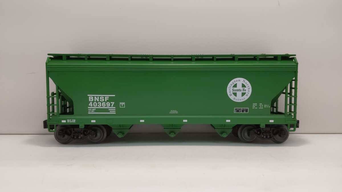 Lionel 6-17134 O Gauge BNSF ACE 3-Bay Covered Hopper NIB