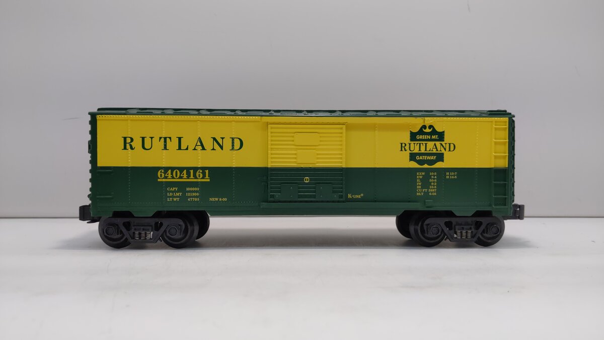 K-Line K640-4161 O Rutland Classic Boxcar #6404161 LN/Box