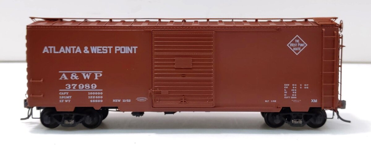 Kadee 5106 HO Scale Atlanta & West Point 40' PS-1 Boxcar #37989