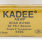 Kadee 5106 HO Scale Atlanta & West Point 40' PS-1 Boxcar #37989