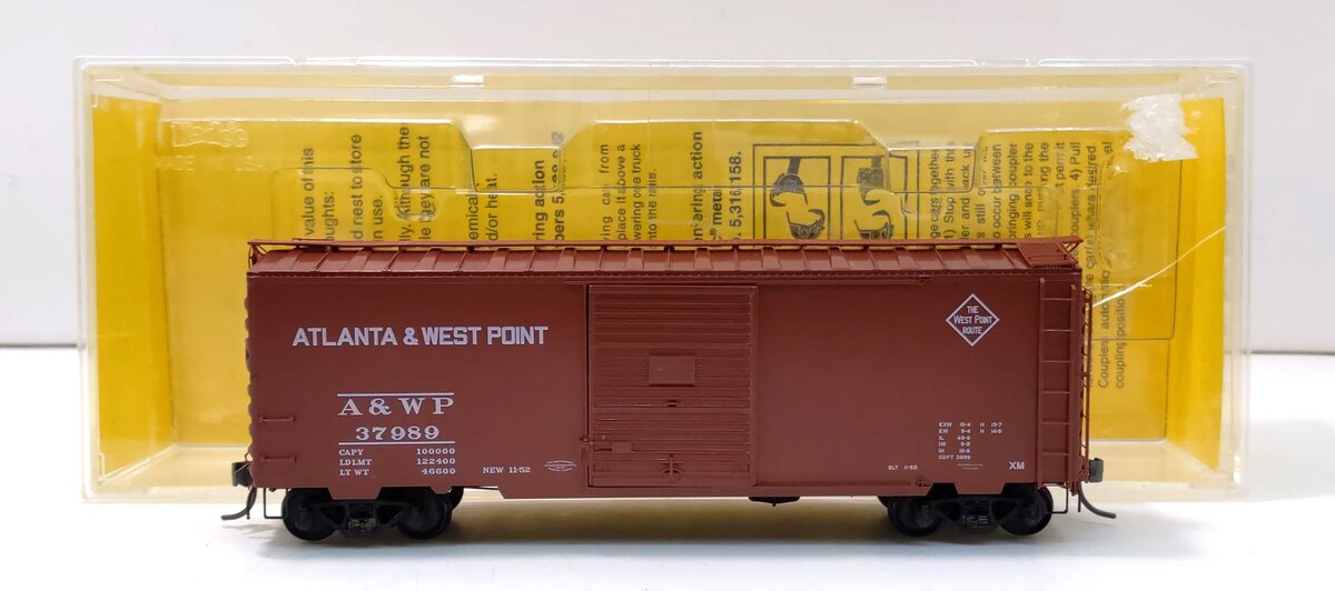 Kadee 5106 HO Scale Atlanta & West Point 40' PS-1 Boxcar #37989