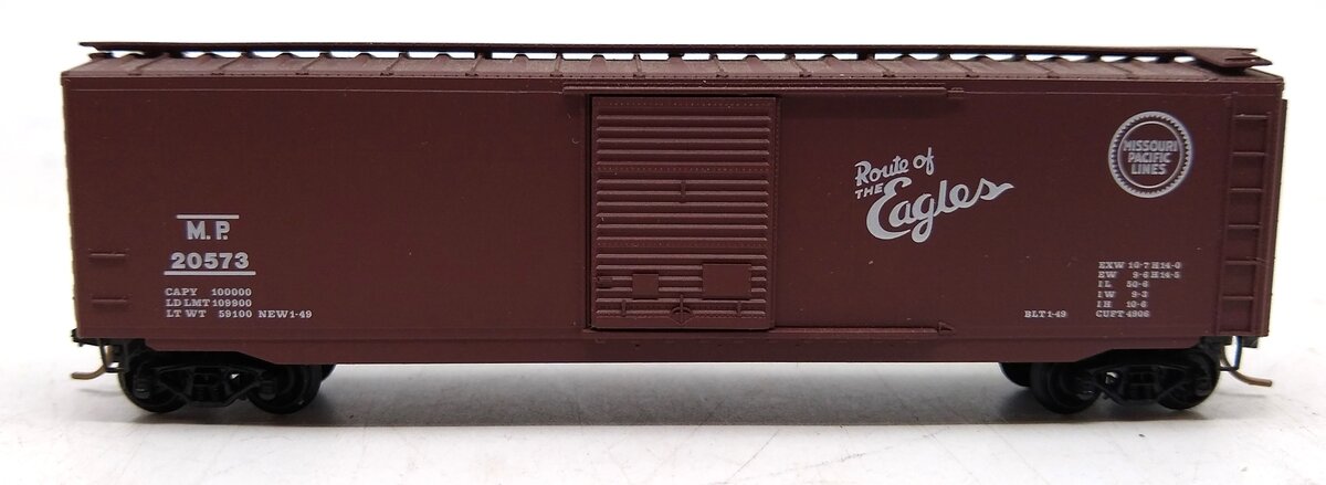 Micro-Trains 03100180 N Missouri Pacific 50' Standard Single Door Boxcar #20573 LN/Box