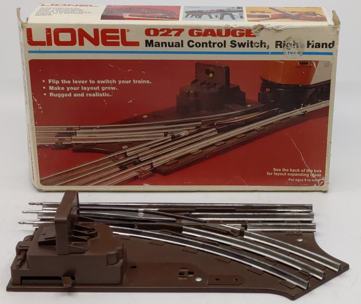 Lionel 6-5022 O27 Gauge Right Hand Manual Control Switch EX/Box