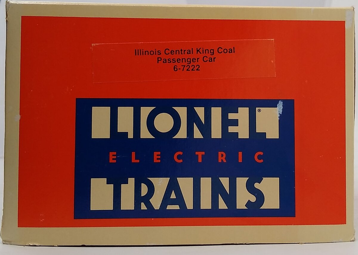 Lionel 6-7222 O Gauge Illinois Central 