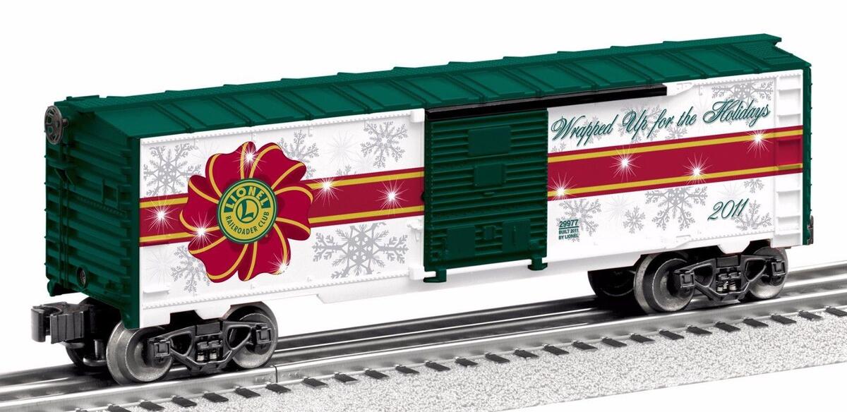 Lionel 6-29977 O Gauge 2011 LRRC Christmas Box Car MT/Box