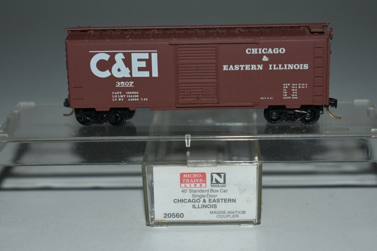 Micro-Trains 02000560 N Scale Chicago & Eastern III 40' Single Door Boxcar #3507
