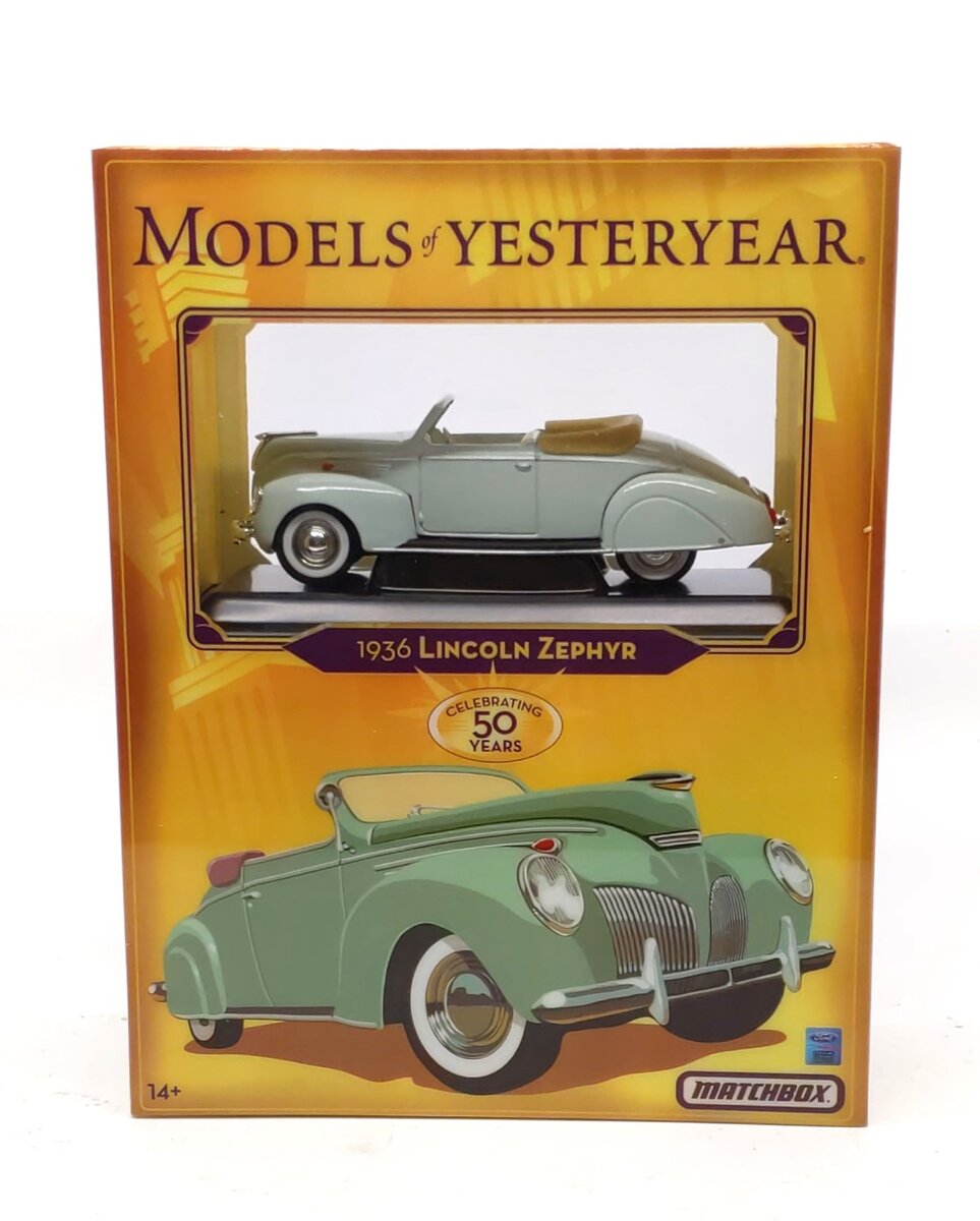 Matchbox Models of Yesteryear 1936 Lincoln Zephyr LN/Box