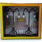 MTH 30-1066 Standard Gauge #54 Diecast Brown Street Lamp Set (Pack of 2) LN/Box