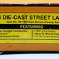 MTH 30-1066 Standard Gauge #54 Diecast Brown Street Lamp Set (Pack of 2) NIB