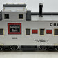 Aristo-Craft 42102 G Scale Burlington Illuminated Caboose w/Metal Wheels NIB