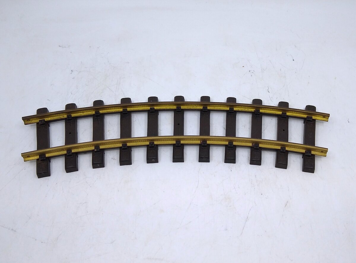 LGB 1100 G Scale 30 Degree Curved Track Sections (6) EX