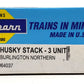 Athearn 5906 HO Burlington Northern Husky Stack Cars - 3 Unit Kit